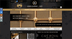 Desktop Screenshot of jamesgilbertandson.com